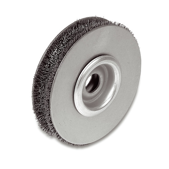 GROOVED WIRE BRUSH WIDTH 22mm 100mm bore 16mm Ulinco Vulctech